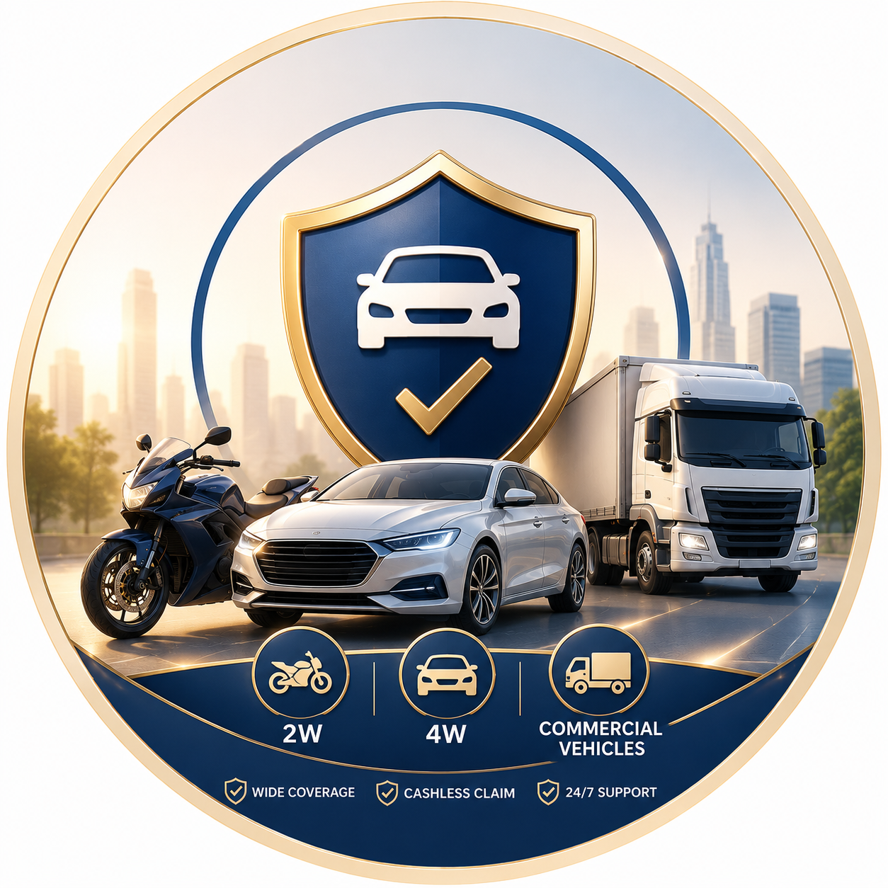 Vehicle Insurance (2W, 4W & Commercial Vehicles)